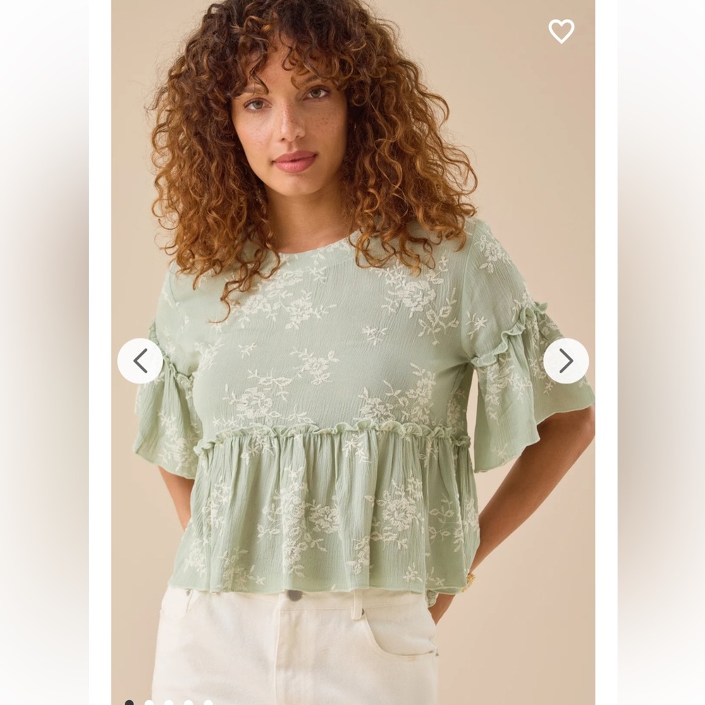 Wanda Ruffle Babydoll Top